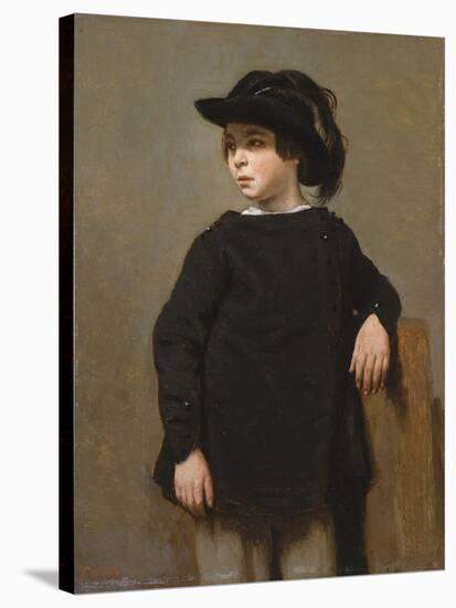 Portrait of a Child, c.1835-Jean Baptiste Camille Corot-Stretched Canvas