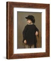 Portrait of a Child, c.1835-Jean Baptiste Camille Corot-Framed Giclee Print