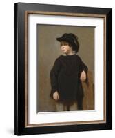 Portrait of a Child, c.1835-Jean Baptiste Camille Corot-Framed Giclee Print