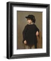 Portrait of a Child, c.1835-Jean Baptiste Camille Corot-Framed Giclee Print