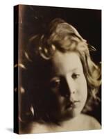 Portrait of a Child, circa 1866-Julia Margaret Cameron-Stretched Canvas