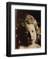 Portrait of a Child, circa 1866-Julia Margaret Cameron-Framed Premium Giclee Print