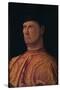 'Portrait of a Condottiere', 1475-1480-Giovanni Bellini-Stretched Canvas