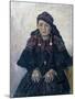 Portrait of a Cossack Woman, 1909-Vasilii Ivanovich Surikov-Mounted Giclee Print