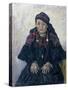 Portrait of a Cossack Woman, 1909-Vasilii Ivanovich Surikov-Stretched Canvas