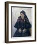 Portrait of a Cossack Woman, 1909-Vasilii Ivanovich Surikov-Framed Giclee Print