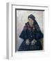 Portrait of a Cossack Woman, 1909-Vasilii Ivanovich Surikov-Framed Giclee Print