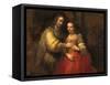 Portrait of a Couple as Figures from the Old Testament, known as 'The Jewish Bride'-Rembrandt van Rijn-Framed Stretched Canvas