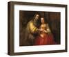 Portrait of a Couple as Figures from the Old Testament, known as 'The Jewish Bride'-Rembrandt van Rijn-Framed Giclee Print