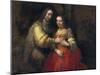 Portrait of a Couple as Figures from the Old Testament (The Jewish Bride)-Rembrandt van Rijn-Mounted Giclee Print