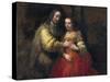 Portrait of a Couple as Figures from the Old Testament (The Jewish Bride)-Rembrandt van Rijn-Stretched Canvas