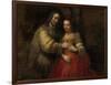 Portrait of a Couple as Isaac and Rebecca, known as 'The Jewish Bride'-Rembrandt van Rijn-Framed Art Print