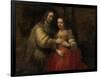 Portrait of a Couple as Isaac and Rebecca, known as 'The Jewish Bride'-Rembrandt van Rijn-Framed Art Print