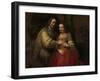 Portrait of a Couple as Isaac and Rebecca, known as 'The Jewish Bride'-Rembrandt van Rijn-Framed Art Print