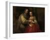 Portrait of a Couple as Isaac and Rebecca, known as 'The Jewish Bride'-Rembrandt van Rijn-Framed Art Print