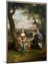 Portrait of a Couple, Possibly Daniel and Mary Swaine of Leverington Hall-Arthur Devis-Mounted Giclee Print