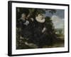 Portrait of a Couple, Probably Isaac Abrahamsz Massa and Beatrix Van Der Laen, C.1622-Frans Hals-Framed Giclee Print