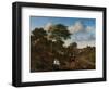 Portrait of a Couple with Two Children and a Nursemaid in a Landscape, 1667-Adriaen van de Velde-Framed Giclee Print