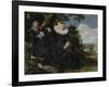 Portrait of a Couple-Frans Hals-Framed Art Print