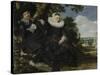 Portrait of a Couple-Frans Hals-Stretched Canvas