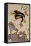 Portrait of a Courtesan Reading a Love Letter-Utagawa Kunisada-Framed Stretched Canvas