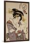 Portrait of a Courtesan Reading a Love Letter-Ioki Bunsai-Framed Giclee Print