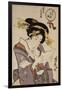 Portrait of a Courtesan Reading a Love Letter-Ioki Bunsai-Framed Giclee Print