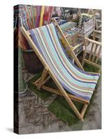 Portrait Of A Deckchair-Dorothy Berry-Lound-Stretched Canvas