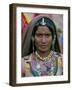 Portrait of a Desert Nomad Gypsy Woman, Rajasthan State, India-Alain Evrard-Framed Photographic Print