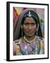 Portrait of a Desert Nomad Gypsy Woman, Rajasthan State, India-Alain Evrard-Framed Photographic Print