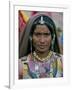 Portrait of a Desert Nomad Gypsy Woman, Rajasthan State, India-Alain Evrard-Framed Photographic Print