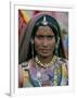 Portrait of a Desert Nomad Gypsy Woman, Rajasthan State, India-Alain Evrard-Framed Photographic Print