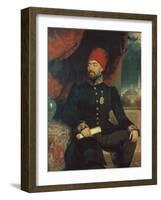 Portrait of a Dignitary in Turkish Costume-George Dawe-Framed Giclee Print