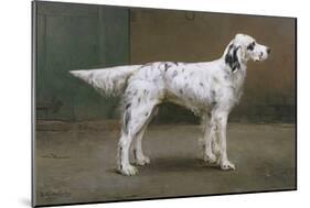 Portrait of a Dog, 1885-Charles Van Den Eycken-Mounted Giclee Print