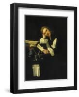 Portrait of a Dreamy Young Man, C. 1656-Michael Sweerts-Framed Giclee Print