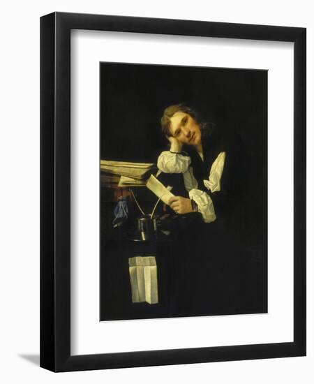 Portrait of a Dreamy Young Man, C. 1656-Michael Sweerts-Framed Giclee Print