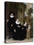 Portrait of a Dutch a Family, C.1635-Frans Hals-Stretched Canvas