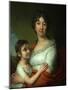 Portrait of A.E. Labzina and Her Foster-Daughter S.A. Mudrova, 1803-Vladimir Lukich Borovikovsky-Mounted Giclee Print