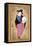 Portrait of a European Youth, 1673-Muin Musavvir-Framed Stretched Canvas