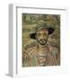 Portrait of a Famer-Vincent van Gogh-Framed Art Print