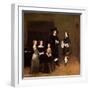 Portrait of a Family, 1656-Gerard Ter Borch the Younger-Framed Giclee Print