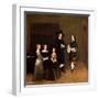 Portrait of a Family, 1656-Gerard ter Borch or Terborch-Framed Giclee Print