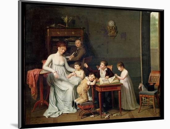 Portrait of a Family, 1800-01-Joseph Marcellin Combette-Mounted Giclee Print