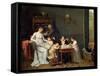 Portrait of a Family, 1800-01-Joseph Marcellin Combette-Framed Stretched Canvas