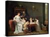 Portrait of a Family, 1800-01-Joseph Marcellin Combette-Stretched Canvas