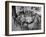 Portrait of a Family of Tuscan Tennat Farmers Sitting around Dinner Table-Alfred Eisenstaedt-Framed Photographic Print