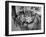 Portrait of a Family of Tuscan Tennat Farmers Sitting around Dinner Table-Alfred Eisenstaedt-Framed Photographic Print