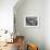 Portrait of a Family of Tuscan Tennat Farmers Sitting around Dinner Table-Alfred Eisenstaedt-Framed Photographic Print displayed on a wall