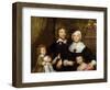 Portrait of a Family, Probably That of Richard Streatfeild, c.1645-William Dobson-Framed Premium Giclee Print