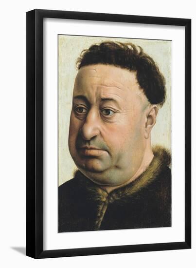 Portrait of a Fat Man-Robert Campin-Framed Giclee Print